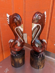 Small wood pelican - Loving Coastal Living