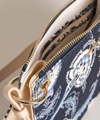 Spartina 449 | Navy & Blue Floral Oyster Factory Carrie Crossbody Bag - Purses & BagsSPARTINA 449