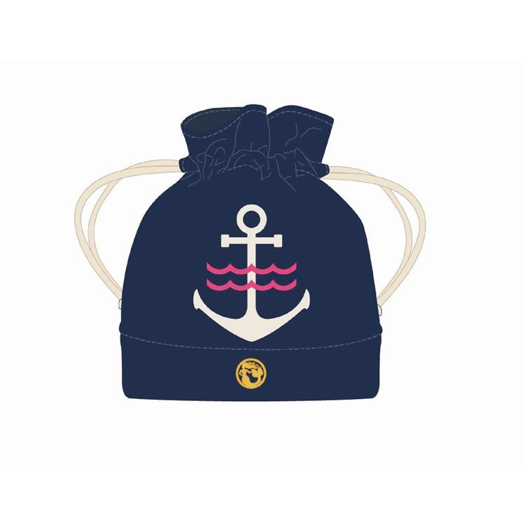 Keepsake Drawstring Anchor Navy