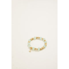 Poolside Stretch Bracelet 8mm Seafoam