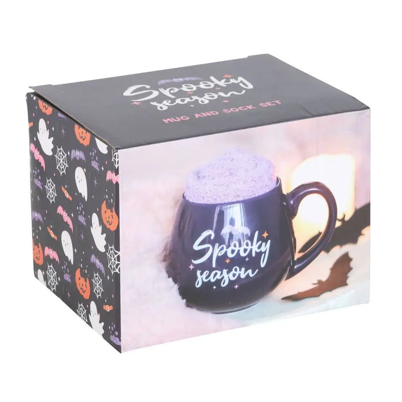 Spooky Season Halloween Mug and Socks Set - Something Different Wholesale