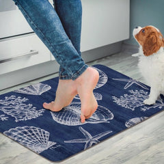 St. Tropez Shells Decorative Anti - Fatigue Comfort Floor Mat – 30