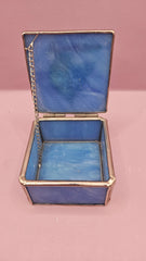 Stained Glass Sailboat Trinket Box – Nautical Keepsake Jewelry Box (3