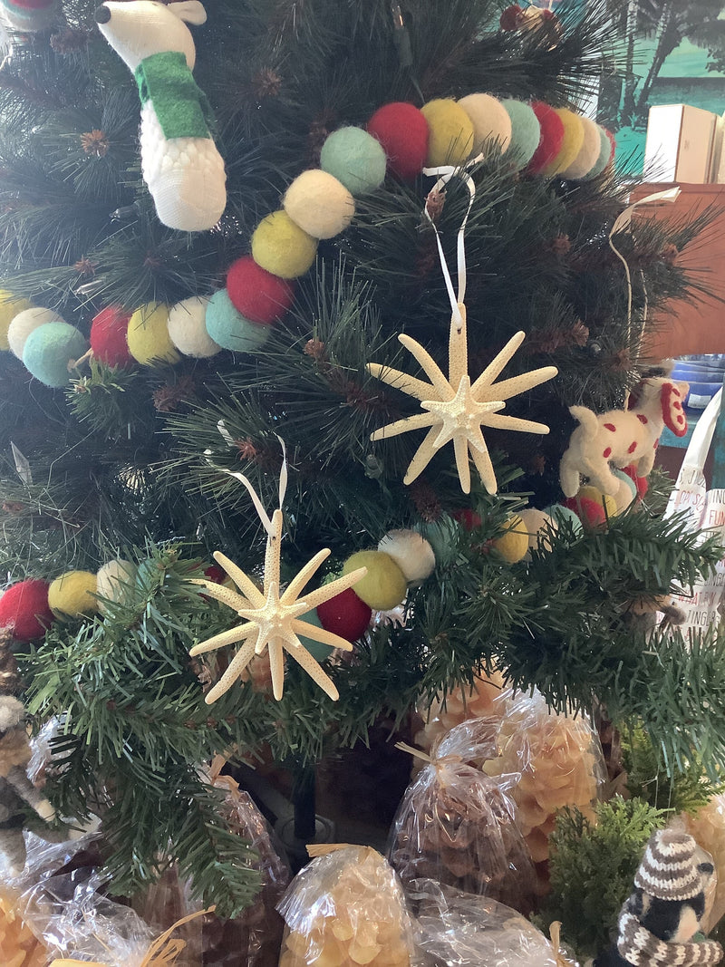Handmade Starburst Starfish Ornament