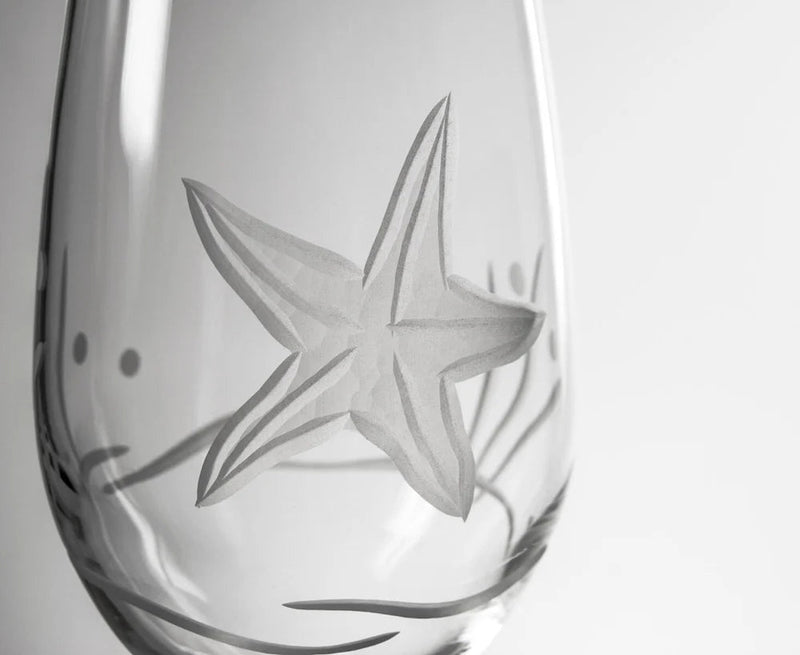 Starfish Etched Glassware - Kitchen AccessoriesRolf Glass