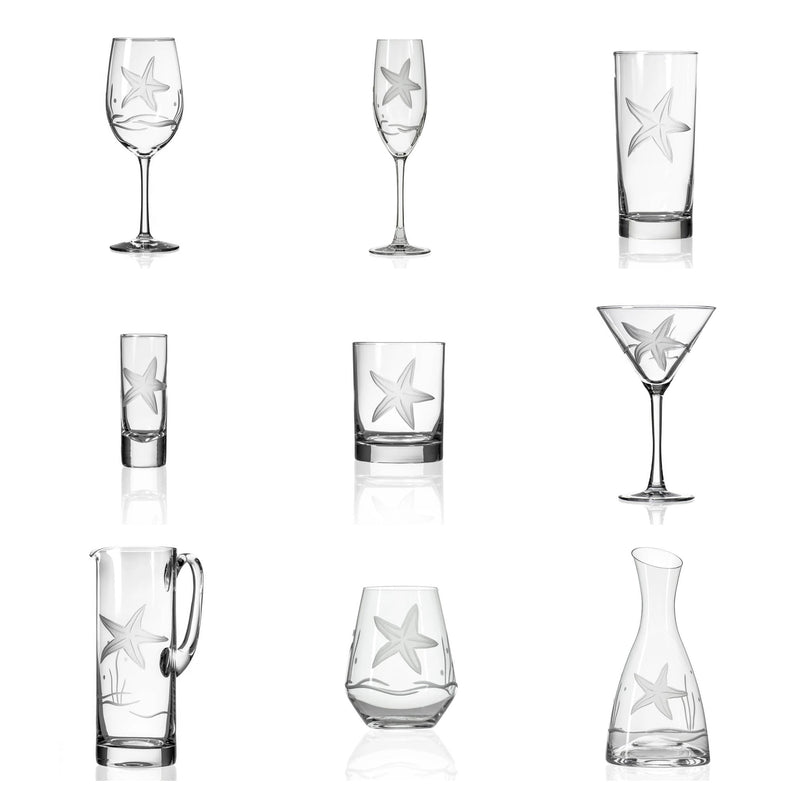 Starfish Etched Glassware - Kitchen AccessoriesRolf Glass