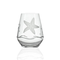 Starfish Etched Glassware