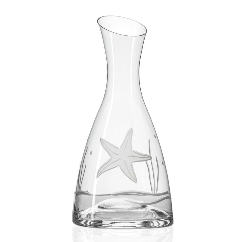 Starfish Etched Glassware