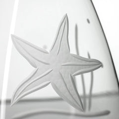 Starfish Etched Glassware