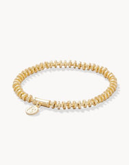 Stretch Bracelet 5mm Gold Disk - BraceletSPARTINA 449