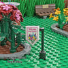 Welcome to My Garden Banner Flag - Custom Printed - Made Using a LEGO® Tile