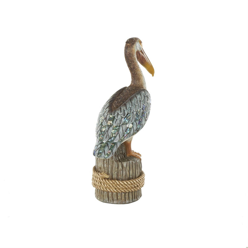 Teal Resin Pelican Textured Decorative Sculpture - Sculptures & StatuesUmainc