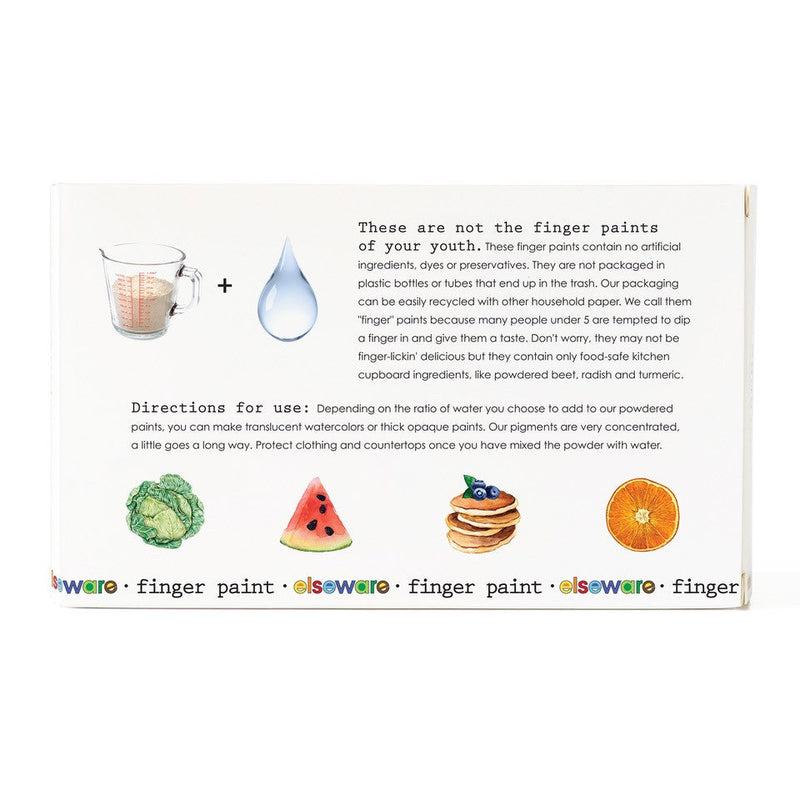 All-Natural Finger Paint – Long Lasting, Shelf Stable Non-Toxic