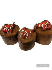 Trinket Box - 3 Styles - Accent DecorWorld Shells Imports