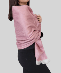 Tucan - Pink Alpaca Wool Shawl - Apparel & AccessoriesLATITUDE ZERO GOODS