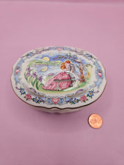 Vintage 1989 Heritage House Valentine Serenades Some Enchanted Evening Music Box - Accent DecorLoving Coastal Living