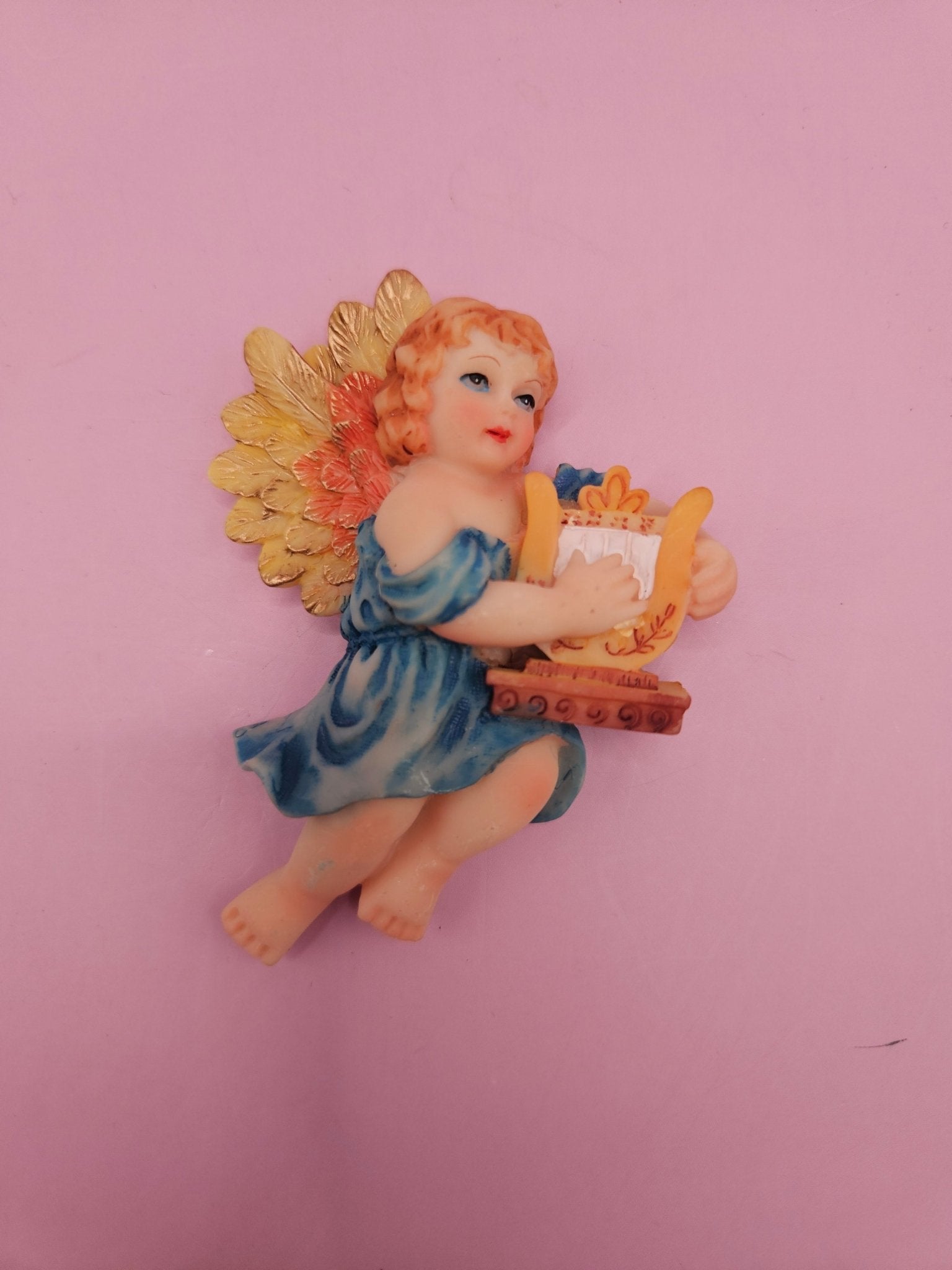 Vintage Angel Baby Playing Instruments Magnets | 6 Styles | 2.5–3