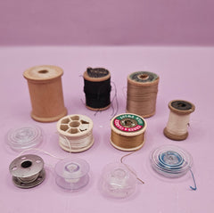 Vintage Bobbin & Wooden Spools – Assorted Sewing Collectibles - funLoving Coastal Living