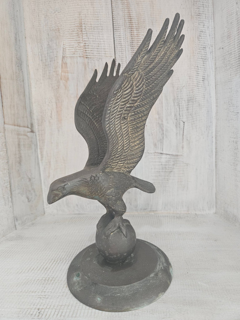 Vintage Brass Eagle - Accent DecorLoving Coastal Living