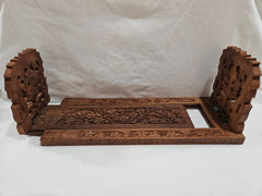 Vintage Carved Adjustable Book Holder - Accent DecorLoving Coastal Living