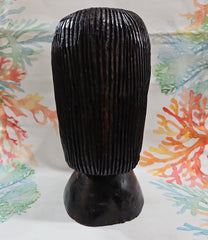 Vintage Carved Wood African Head Bust - Accent DecorLoving Coastal Living