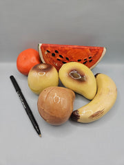 Vintage Ceramic Fruit Decor – 5.5