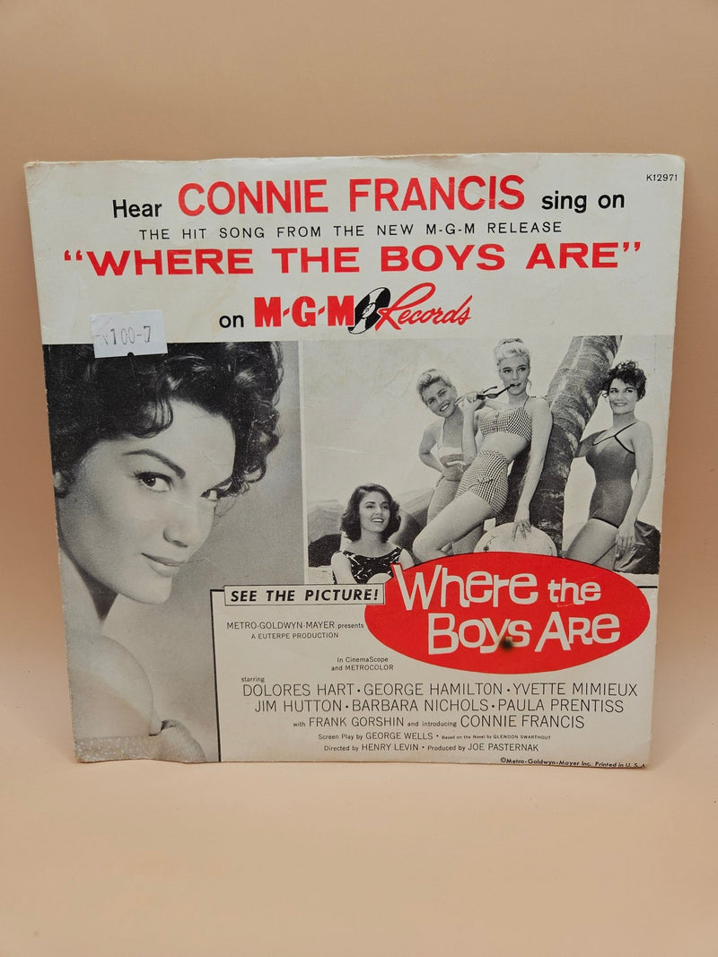 Vintage Connie Francis Record Sleeve - DecorLoving Coastal Living