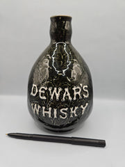 Vintage Dewar's Whiskey Decanter – Ceramic (Empty, No Stopper) 7.5