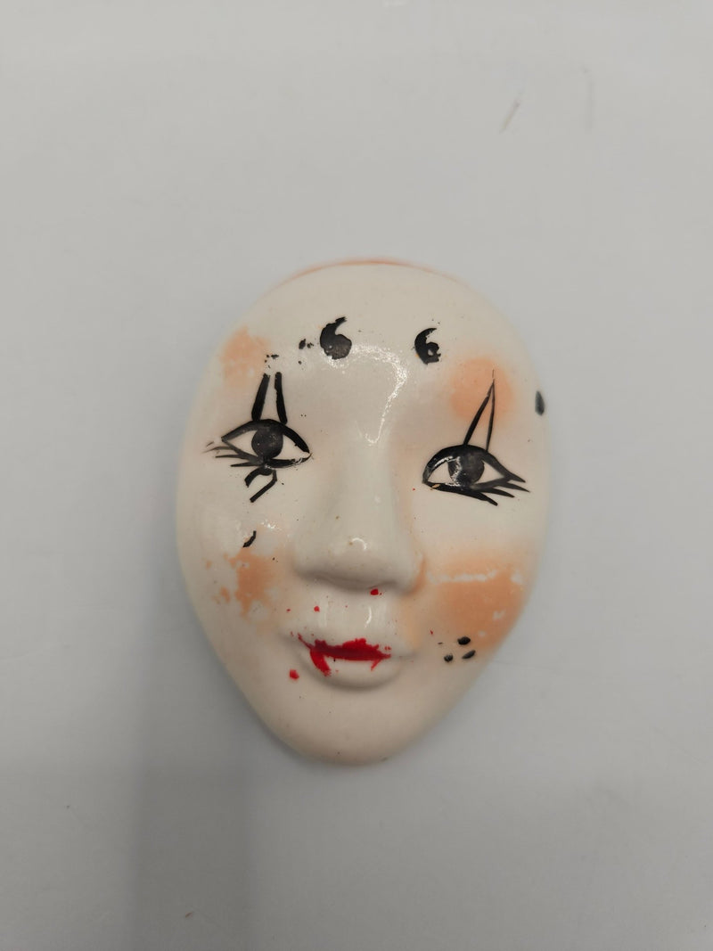 Vintage DIY Porcelain Mask Chime – 2.5"x1.75" Masks for Crafting - Accent DecorLoving Coastal Living