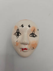 Vintage DIY Porcelain Mask Chime – 2.5