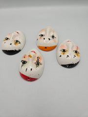 Vintage DIY Porcelain Mask Chime – 2.5