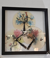 Vintage Fan Shadow Box - Accent DecorLoving Coastal Living