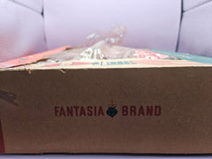 Vintage Fantasia Brand Red Glass Ornaments – Set of 9 (2.5