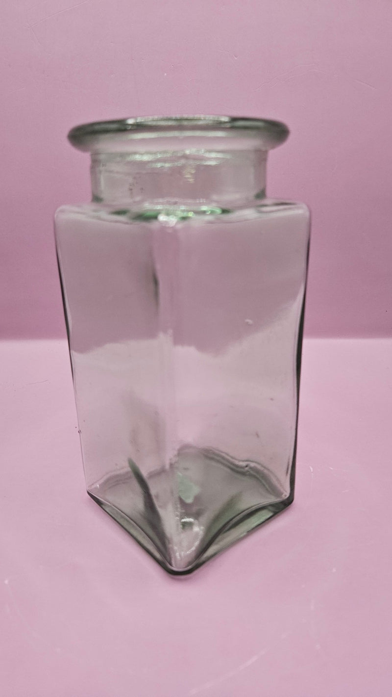 Vintage Green Glass Jar - Accent DecorLoving Coastal Living