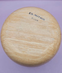 Vintage Hand - Turned Wooden Bowl – 5