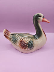 Vintage Made in Brazil Ceramic Duck/Goose Figurine – 6.3 Inches - Accent DecorLoving Coastal Living