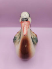 Vintage Made in Brazil Ceramic Duck/Goose Figurine – 6.3 Inches - Accent DecorLoving Coastal Living