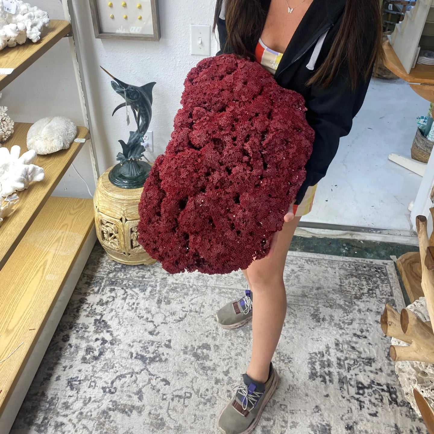 赤珊瑚　パイプ Vintage Red Pipe Coral- 24