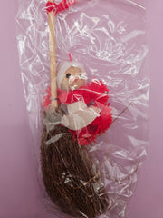 Vintage Sears Straw Broom Christmas Decorations - holiday decorLoving Coastal Living