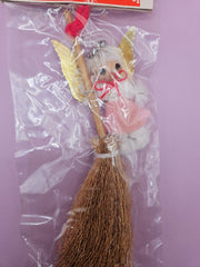 Vintage Sears Straw Broom Christmas Decorations - holiday decorLoving Coastal Living