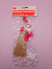 Vintage Sears Straw Broom Christmas Decorations - holiday decorLoving Coastal Living