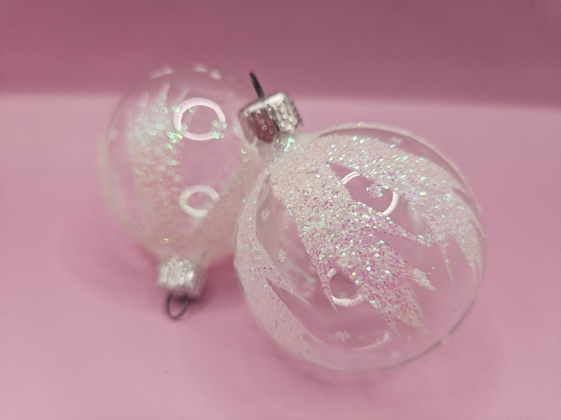 Vintage Set of 5 Glass Ornaments - OrnamentsLoving Coastal Living