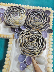 Vintage Shell Floral Frame – 16.75