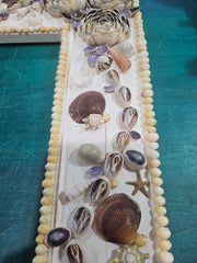 Vintage Shell Floral Frame – 16.75