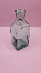 Vintage Square Glass Bottle – 4.5