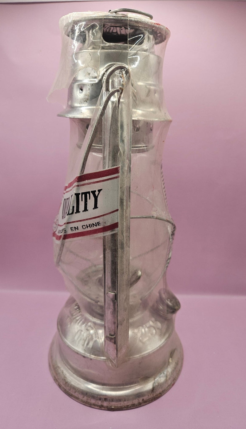 Vintage Superior Hurricane Hanging Globe Lantern – 12" x 6" (Original Packaging) - LampsLoving Coastal Living