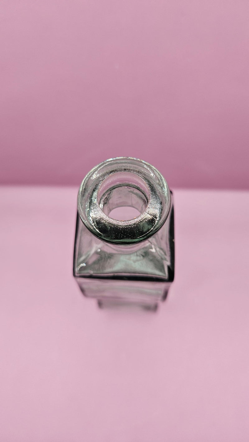 Vintage Wavy Glass Bottle – 9.25" x 2" - Accent DecorLoving Coastal Living