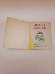 Vintage Whitman Tiny Tales Miniature Jackie's Airplane Ride Soft Cover Book - BooksLoving Coastal Living