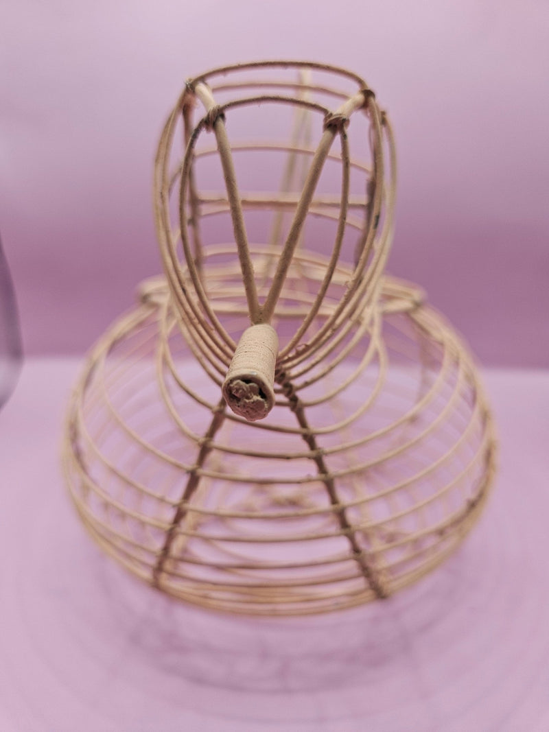 Vintage Wire Chicken Basket – Farmhouse Decor (11"x6.5") - Kitchen AccessoriesLoving Coastal Living