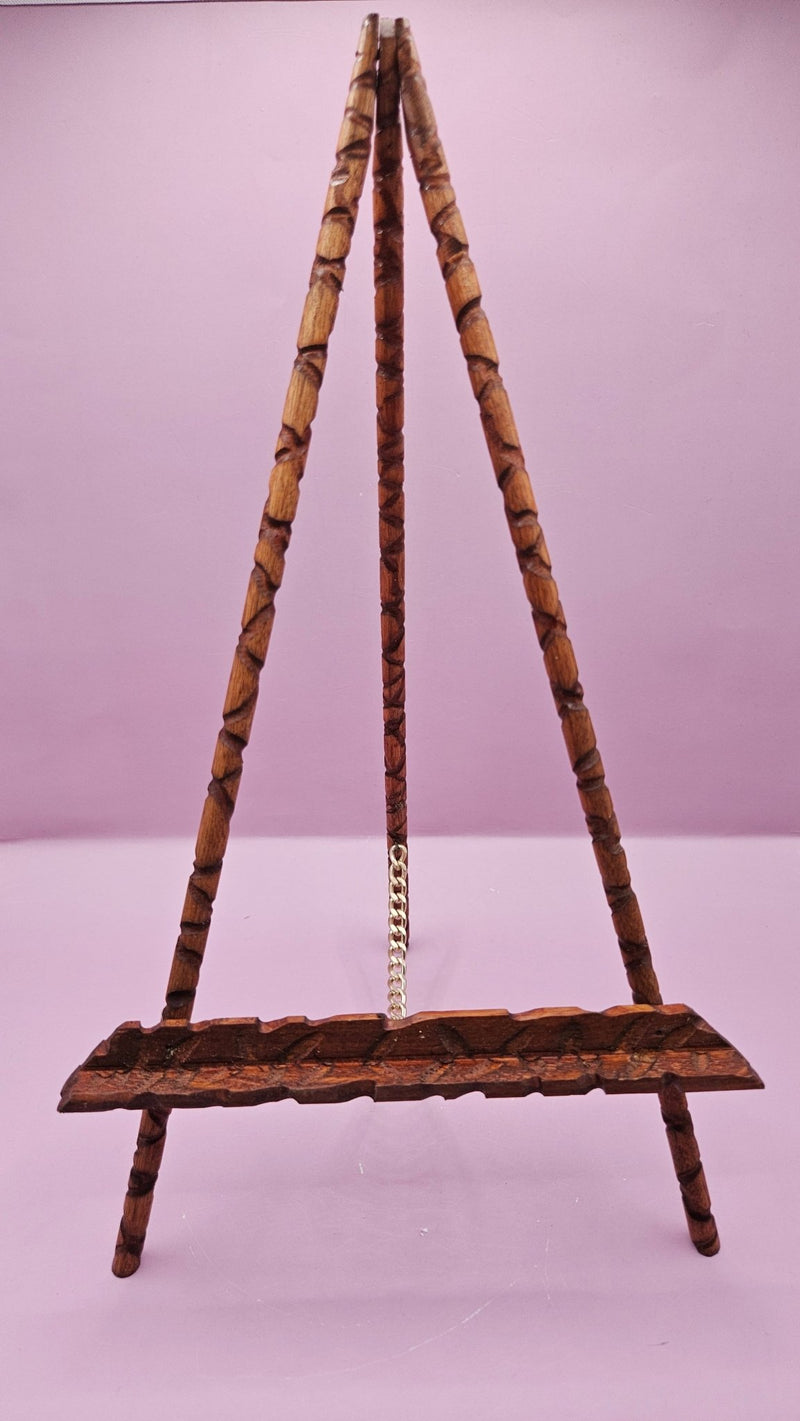 Vintage Wooden Easel – Handcrafted Rustic Display Stand (5 Sizes) - Accent DecorLoving Coastal Living